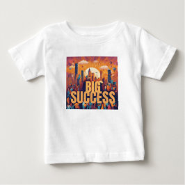 ステイインスパイア-やる気を起こさせるデザインと隆起 ベビーTシャツ
