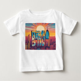 ステイインスパイア-やる気を起こさせるデザインと隆起 ベビーTシャツ