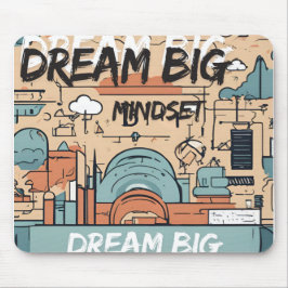 ステイインスパイア-やる気を起こさせるデザインと隆起 マウスパッド