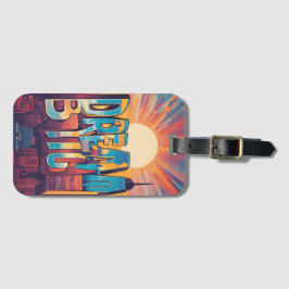 ステイインスパイア-やる気を起こさせるデザインと隆起 ラゲッジタグ