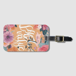 ステイインスパイア-やる気を起こさせるデザインと隆起 ラゲッジタグ