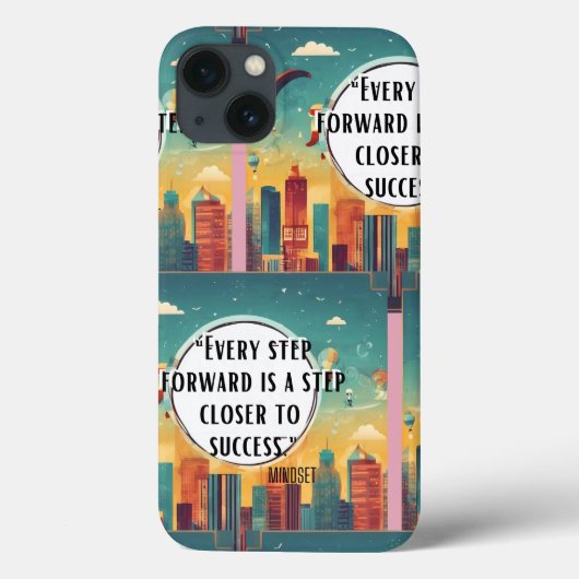 ステイインスパイア-やる気を起こさせるデザインと隆起 Case-Mate iPhoneケース (裏面)