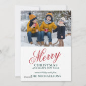 ステイウォームホリデーフラワーズ シーズンカード (裏面)