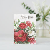 ステイウォームホリデーフラワーズ シーズンポストカード (スタンド正面)