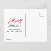 ステイウォームホリデーフラワーズ シーズンポストカード (裏面)