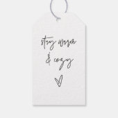 ステイウォーム&コージークラフトギフトラベル ギフトタグ (裏面)