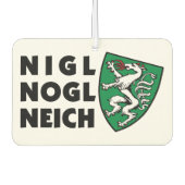 ステイエルマークオステライヒノグルニッヒヴィンテージワッペン カーエアーフレッシュナー (正面)