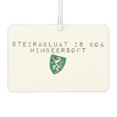 ステイエルマークオステライヒワッペンステイラブラット カーエアーフレッシュナー (裏面)