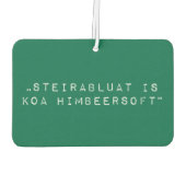 ステイエルマークオステレイクステイラブラットコアヒンベルソフト カーエアーフレッシュナー (裏面)