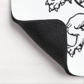 ステイエルマークワッペンパンサーラインアートエステライヒ マウスパッド (コーナー)