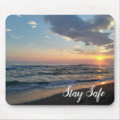 ステイカスタムセーフ文字写真 マウスパッド (正面)