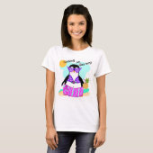 ステイカチオン(休暇)ペンギンTシャツ Tシャツ (正面フル)