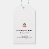 ステイカッコいいおもしろいサマー不動産仲介業者マーケティング ギフトタグ (裏面)