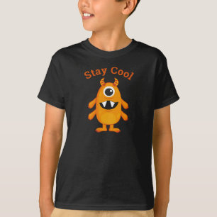 ステイカッコいいモンスターキッズTシャツ Tシャツ