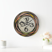 ステイカラフルングラスパターン – 壁時計 (ホーム)