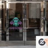 ステイカ風変わりイトチュルフモンスター ウィンドウサイン (オフィスドア)