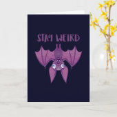 ステイカ風変わりートゥーンこうもり カード (黄色い花)