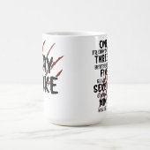 ステイクフレディ怖い子供部屋ライムグラフィック コーヒーマグカップ (中央)