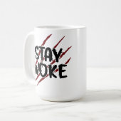 ステイクフレディ怖い子供部屋ライムグラフィック コーヒーマグカップ (正面左)