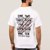 ステイクフレディ怖い子供部屋ライムグラフィック Tシャツ (裏面)