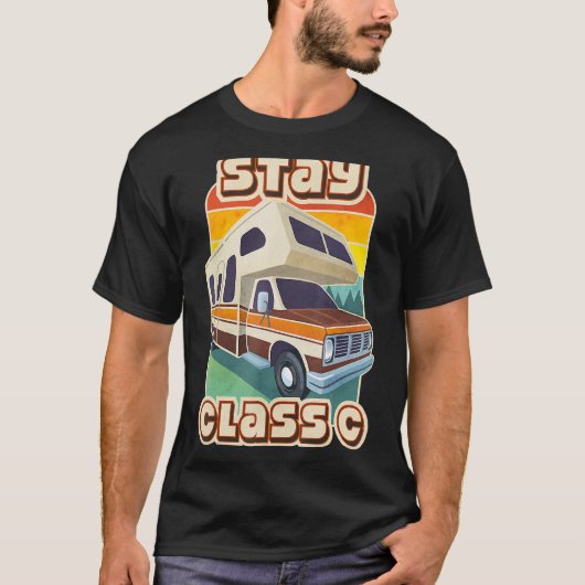 ステイクラスCクラシーRvキャンピング Tシャツ (正面)