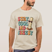 ステイクールとチーシー Tシャツ (正面)