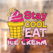 ステイクールアイスクリーム ウィンドウサイン (シート2)