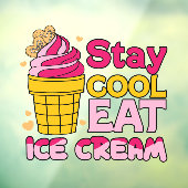 ステイクールアイスクリーム ウィンドウサイン (シート3)