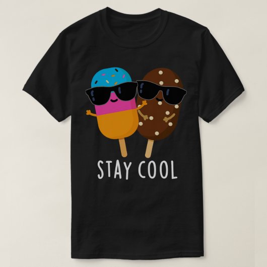 ステイクールキュートポプシクルパン Tシャツ (デザイン正面)