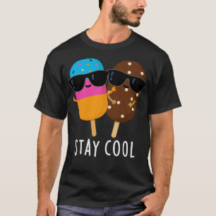 ステイクールキュートポプシクルパン Tシャツ