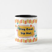 ステイクールス、Sipホット – ミッドセンチュリーコーヒモダンーマグ マグカップ (中央)