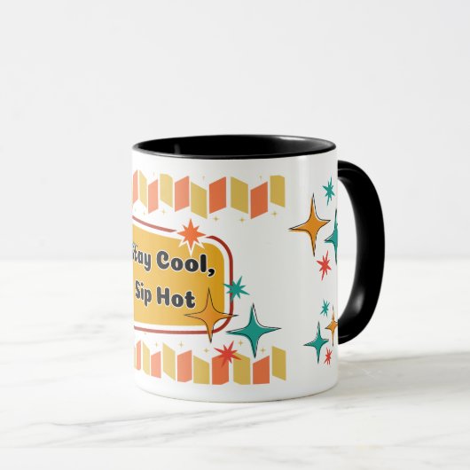 ステイクールス、Sipホット – ミッドセンチュリーコーヒモダンーマグ マグカップ (正面右)