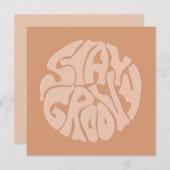 ステイグルービーレトロベージュフラットカード (正面/裏面)