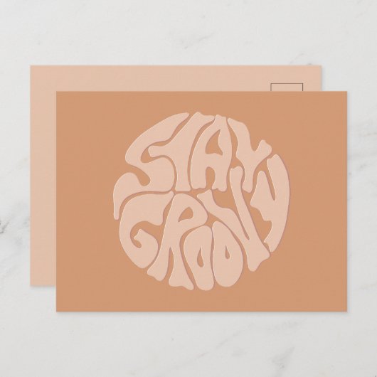 ステイグルービーレトロベージュ ポストカード (正面/裏面)