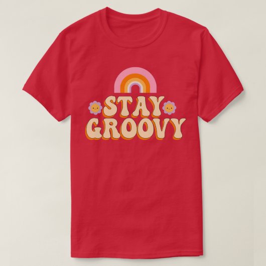 ステイグローヴィー前向きメンタルADHDデザイン Tシャツ (デザイン正面)