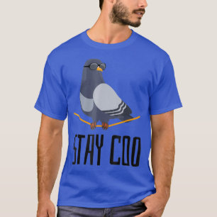 ステイコバードTシャツ野鳥観察おもしろいクールハト Tシャツ