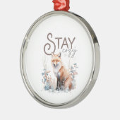 ステイコージーウッドランドキツネ メタルオーナメント (左)