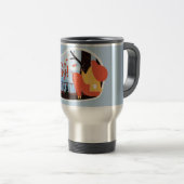 ステイコージーハイゲオータム秋フォークアートデコールADD NAME トラベルマグ (正面右)