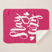 ステイコージー シェルパブランケット (正面(横))