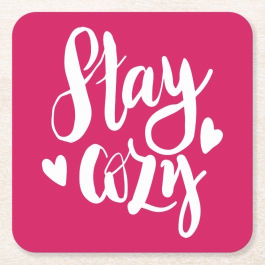 ステイコージー スクエアペーパーコースター (正面)