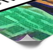 ステイゴールデンポニーボーイカラフル80sレトロ ポスター (角)