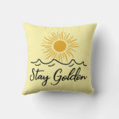 ステイゴールデンミニマリスト装飾用クッション クッション (裏面)