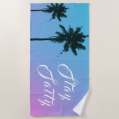 ステイサルティパームビーチタオル ビーチタオル (正面)