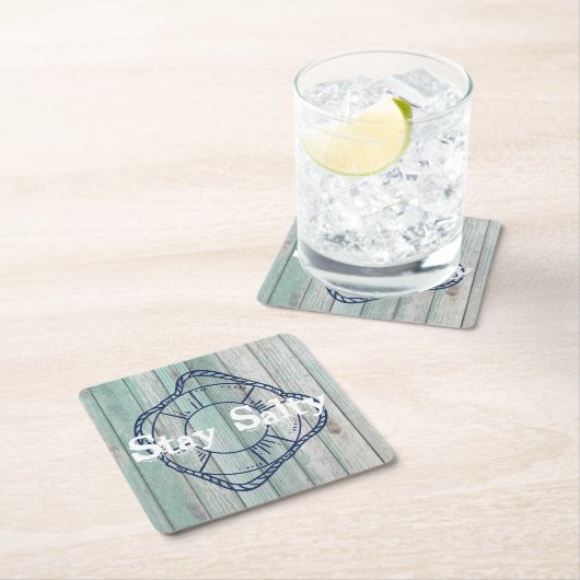 ステイサルティビーチライフ スクエアペーパーコースター (インサイチュ)