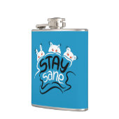 ステイサンマおもしろいドネスタイポグラフィ フラスク (左)