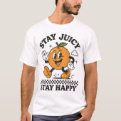 ステイジュースステイハッピー Tシャツ (正面)