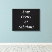 ステイスタイリッシュかわいらし&素晴らしいキャンバス キャンバスプリント (インサイチュ (ウッドフロア))