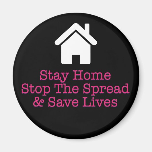 ステイストップホームザスプレッドと救ライブ マグネット (正面)