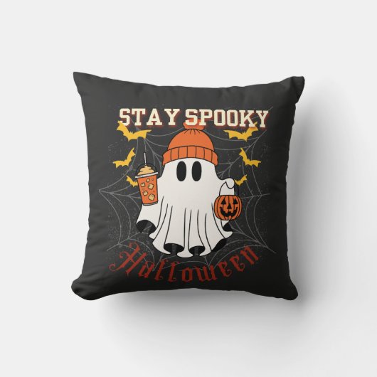 ステイスプーキーゴーストハロウィン クッション (正面)