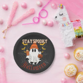 ステイスプーキーゴーストハロウィン ペーパープレート (パーティー)